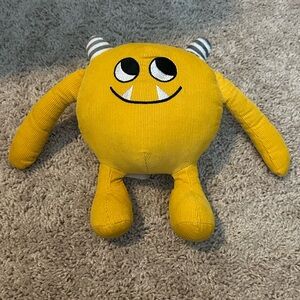 Yellow Plush Monster Toy
